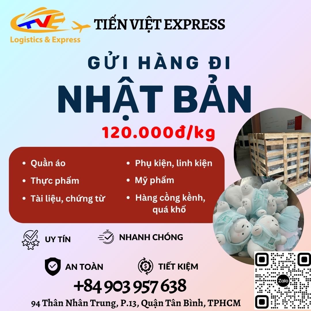 Gửi hàng đi Nhật Bản  - Tiến Việt Express